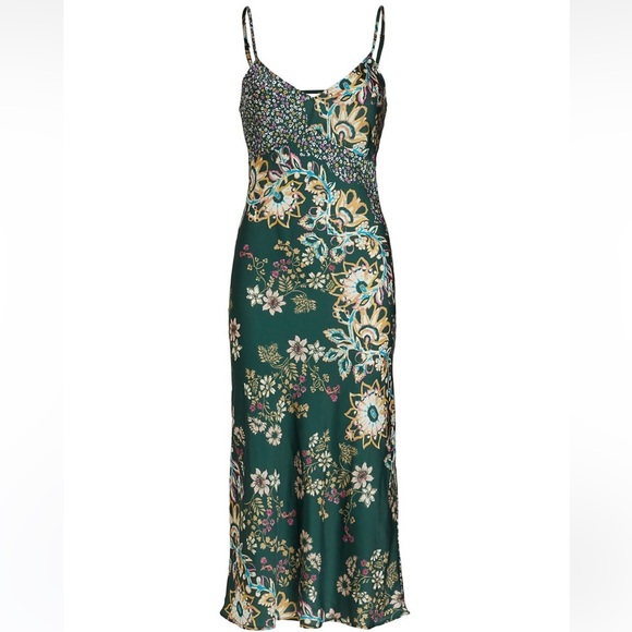 Free People Your Better Side Floral Midi Slipdress - Picture 8 of 9